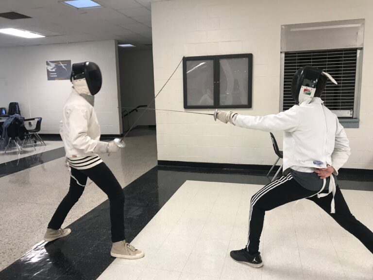 Tyler Takes On Fencing