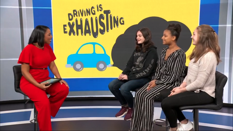 CHCCS students launch “Driving is Exhausting” campaign to raise carbon emission awareness