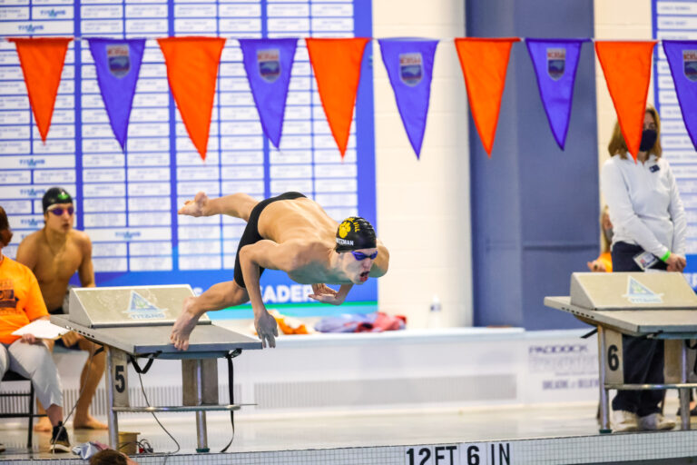 Men’s swim team sets new records en route to consecutive state titles