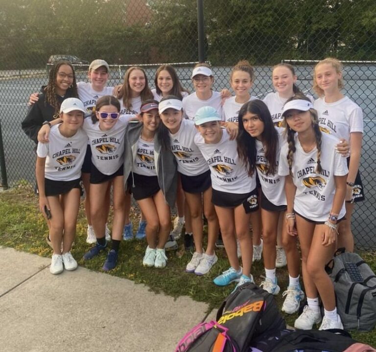 Under new head coach Kaili Saffran, women’s tennis team secures third place in conference championship, advances to state tournament