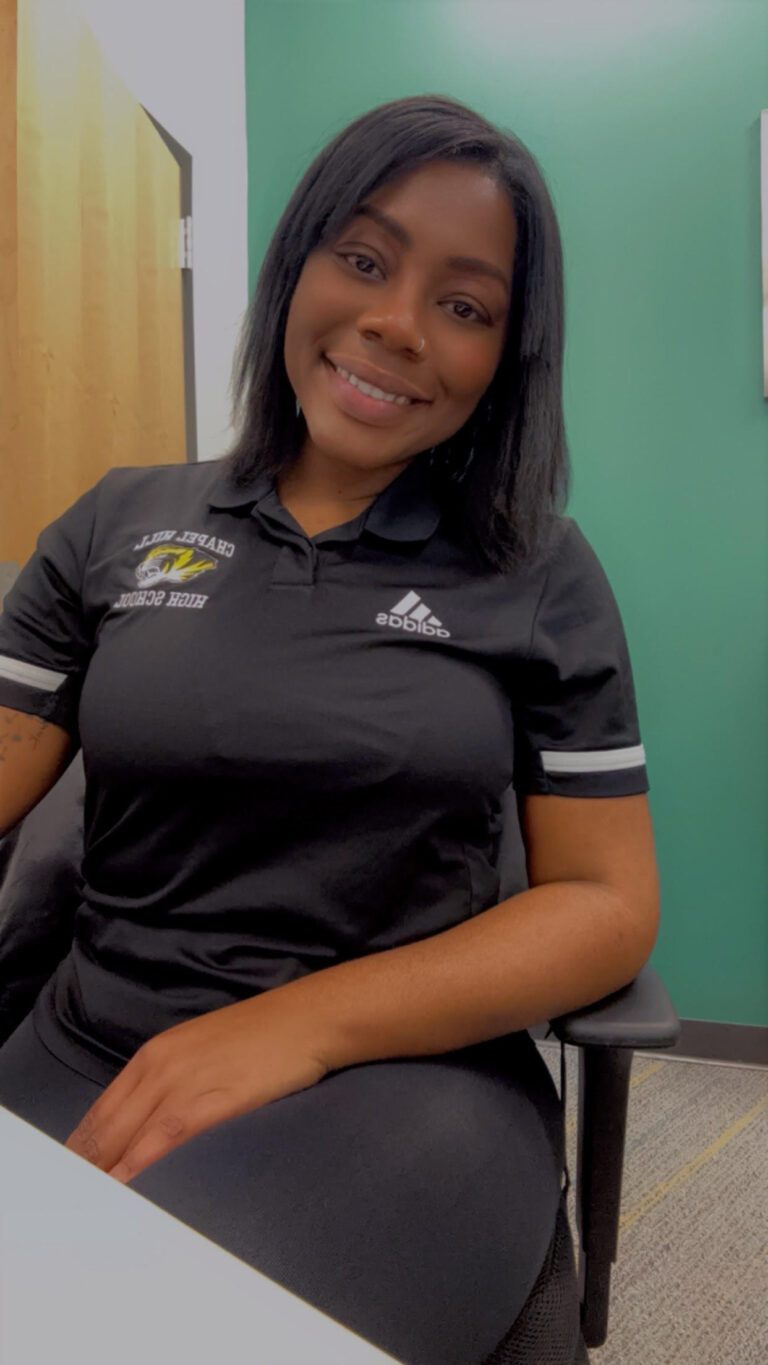 Administrative assistant Lavernia Bass Devine is on a mission to spread gratitude